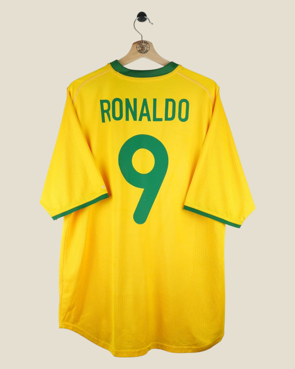 BRAZIL 2000 RONALDO HOME SHIRT (L) NIKE