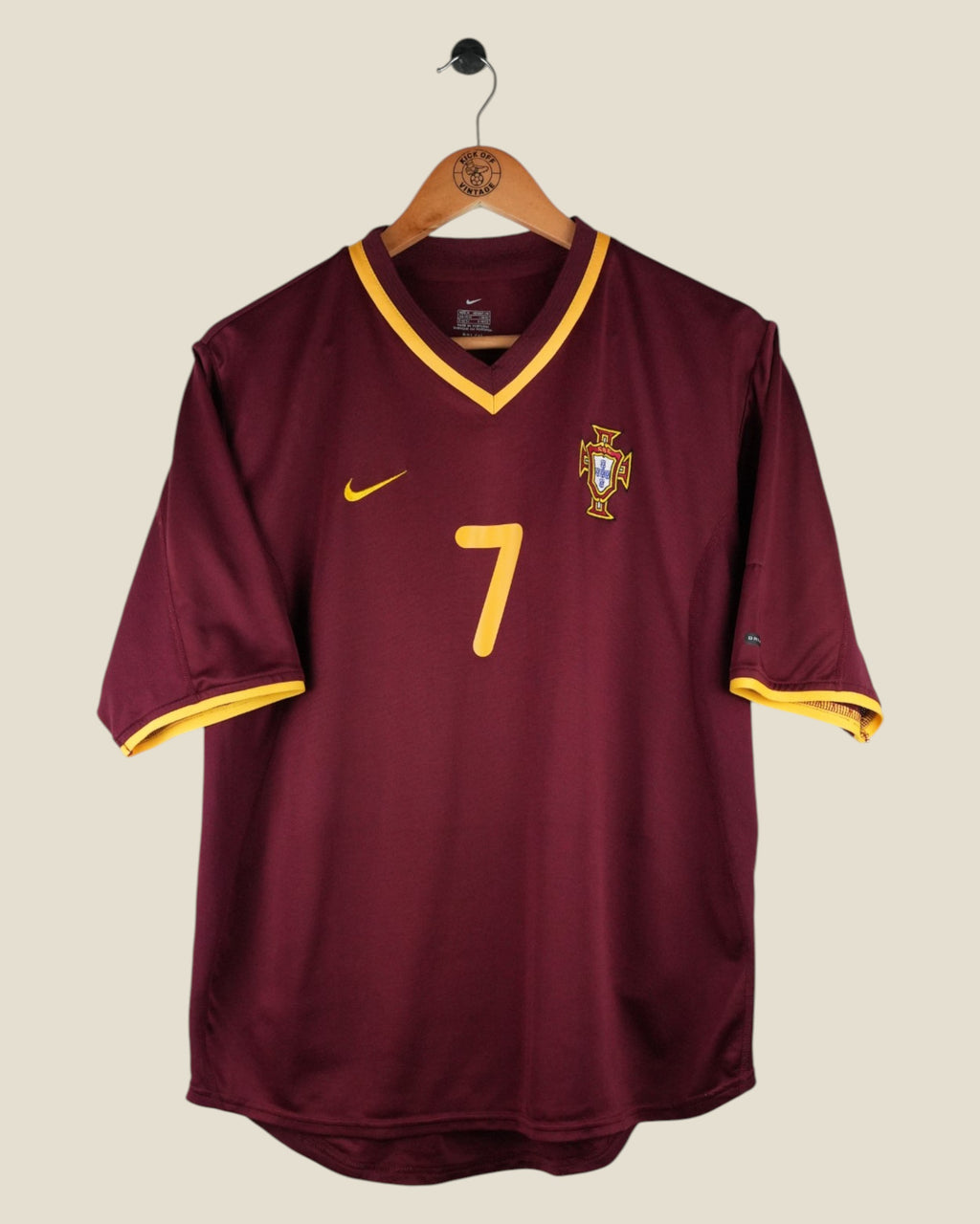 PORTUGAL 2000 FIGO HOME SHIRT (M) NIKE
