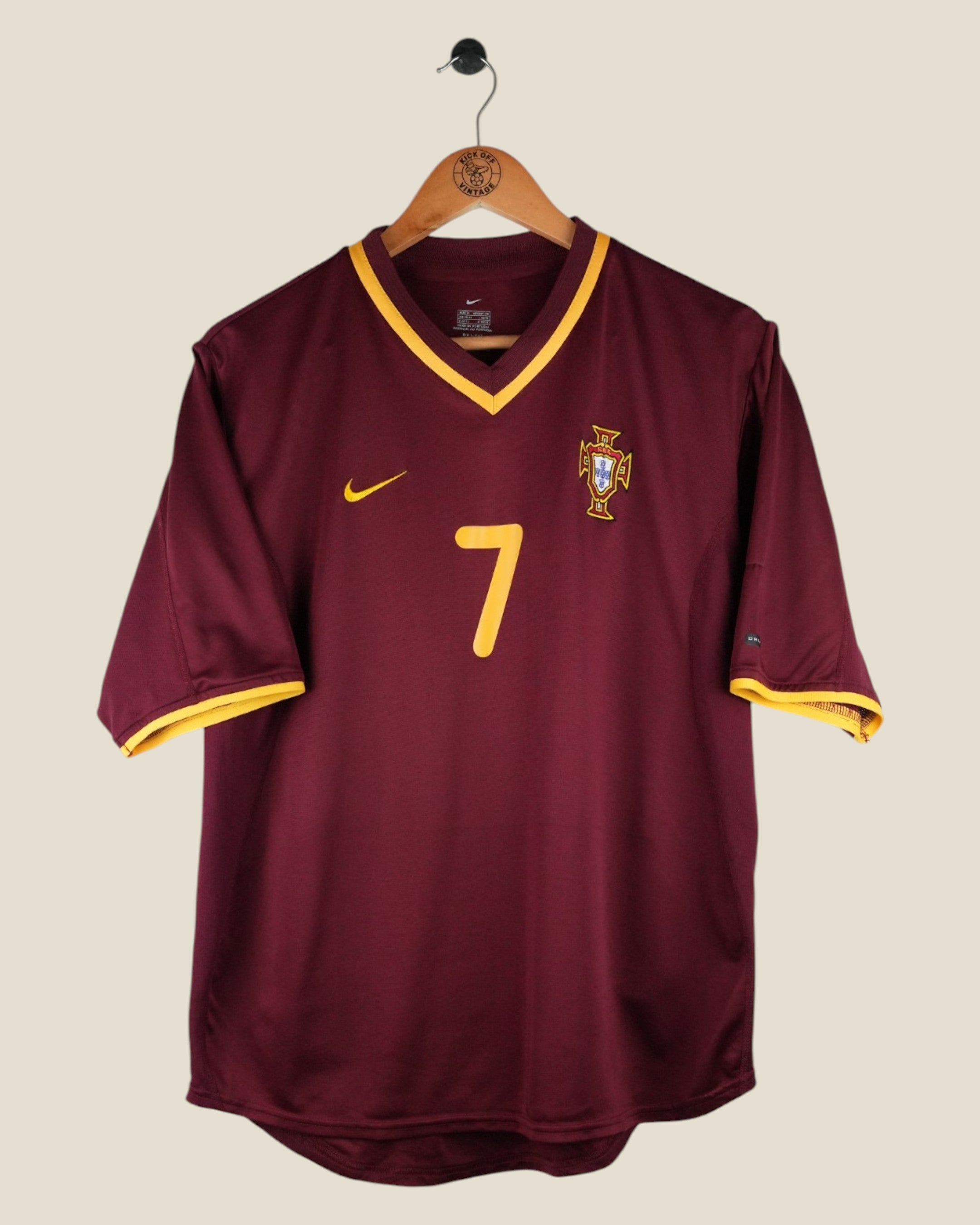 PORTUGAL 2000 FIGO HOME SHIRT (M) NIKE