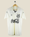 SANTOS 1991/92 HOME SHIRT (M/L) UMBRO