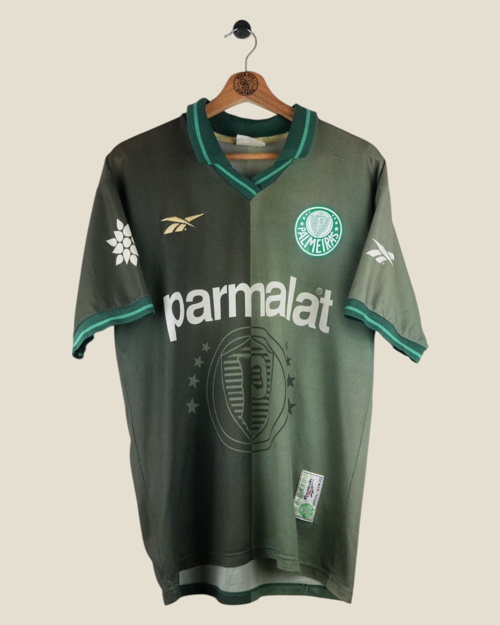 PALMEIRAS 1997/98 #10 HOME SHIRT (M) REEBOK