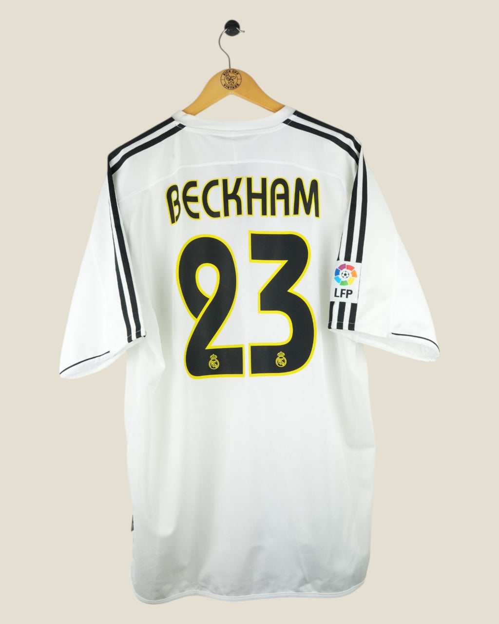 REAL MADRID 2003/04 BECKHAM HOME SHIRT BNWT (XL) ADIDAS
