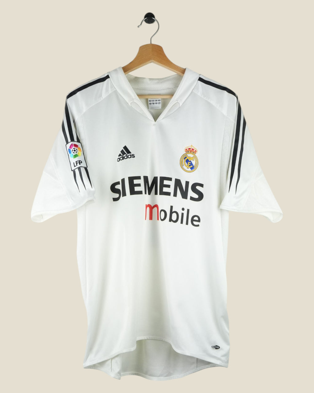 REAL MADRID 2004/05 ZIDANE HOME SHIRT (M) ADIDAS
