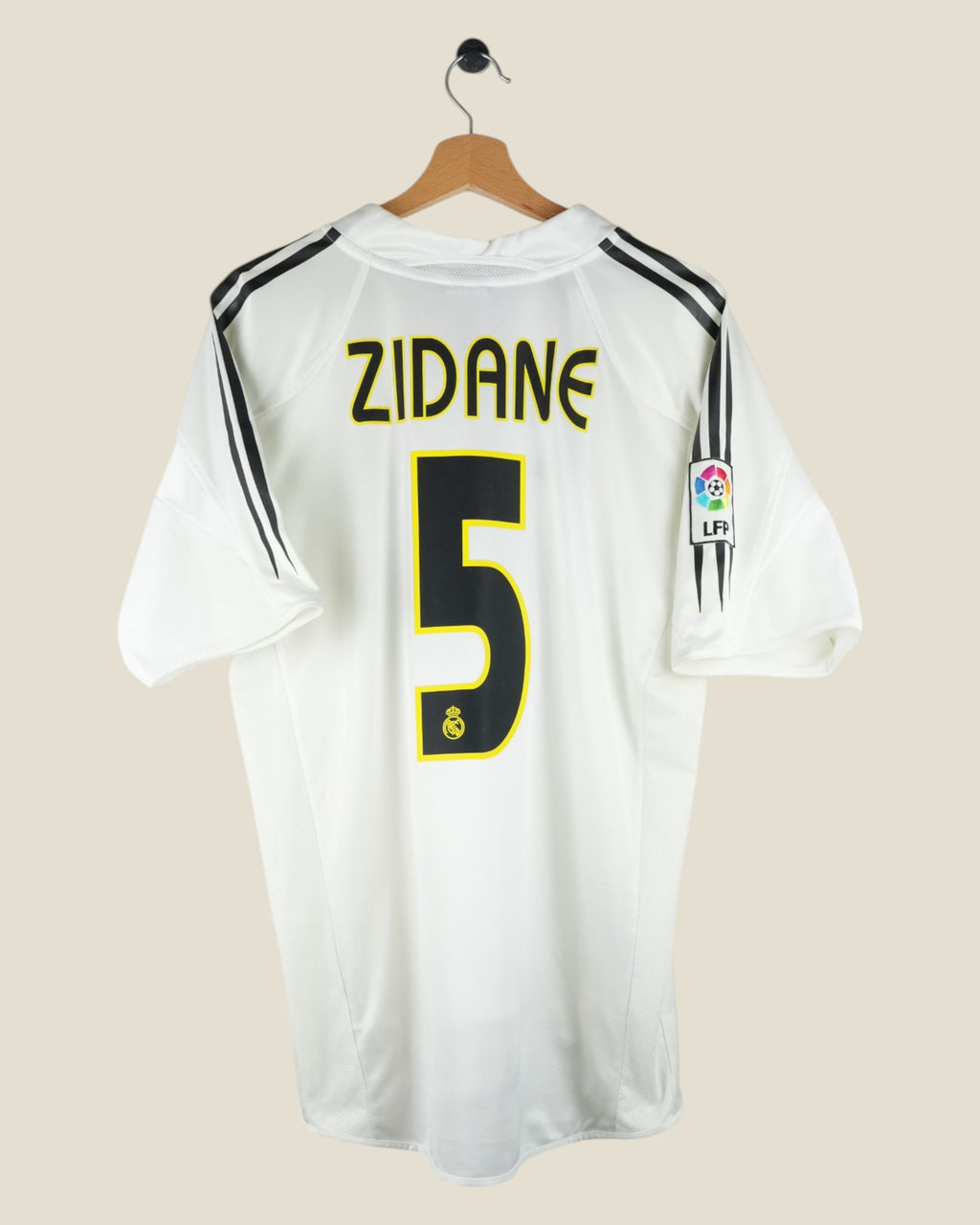 REAL MADRID 2004/05 ZIDANE HOME SHIRT (M) ADIDAS