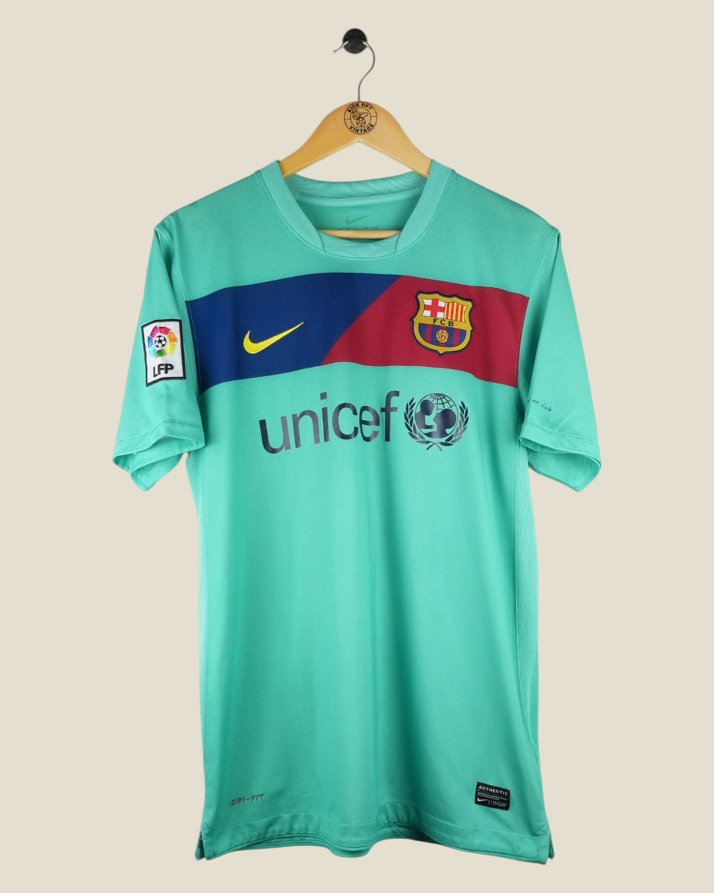 BARCELONA 2010/11 MESSI AWAY SHIRT (M) NIKE