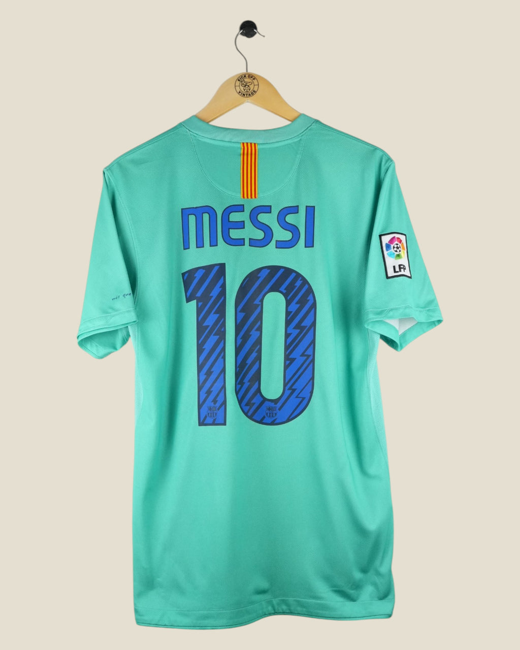 BARCELONA 2010/11 MESSI AWAY SHIRT (M) NIKE