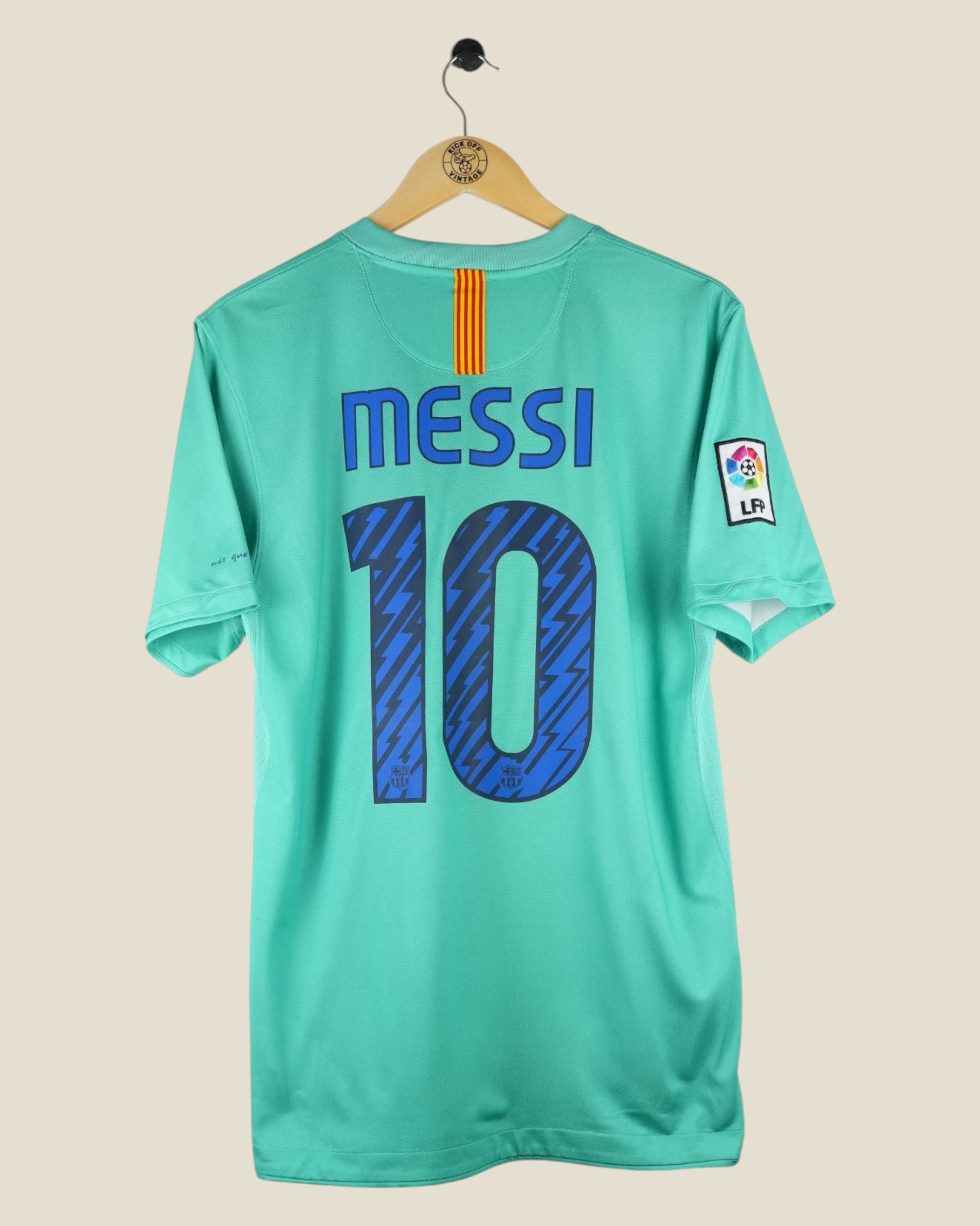 BARCELONA 2010/11 MESSI AWAY SHIRT (M) NIKE