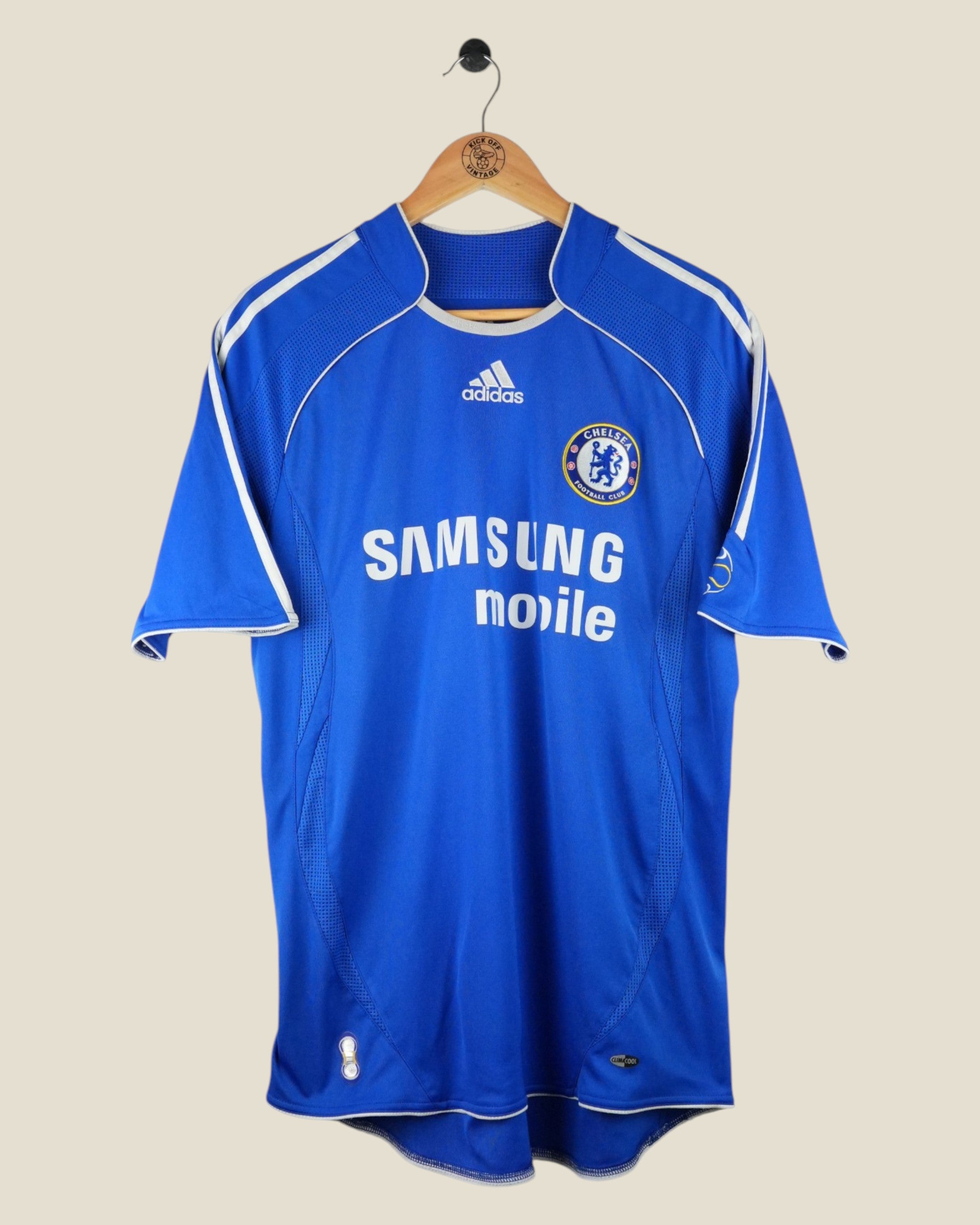 CHELSEA 2006/08 DROGBA HOME SHIRT (M) ADIDAS