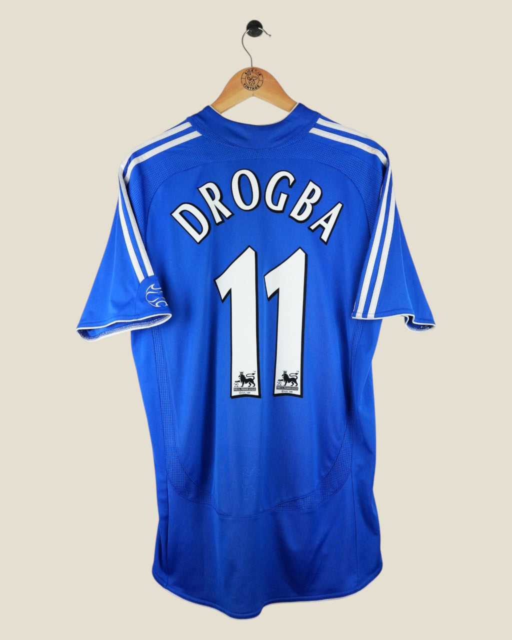 CHELSEA 2006/08 DROGBA HOME SHIRT (M) ADIDAS