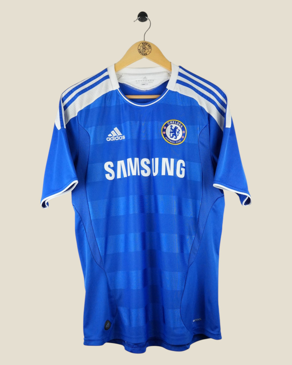CHELSEA 2011/12 DROGBA HOME SHIRT (M) ADIDAS