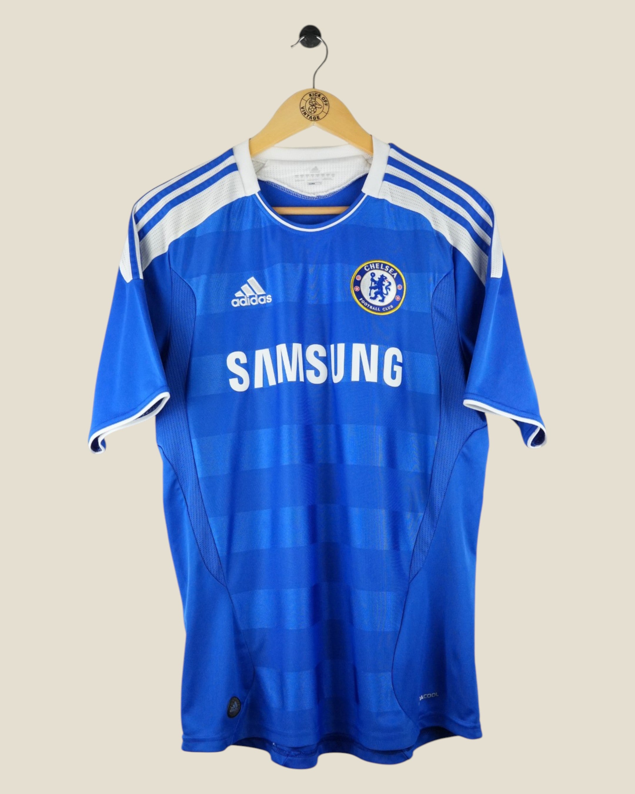 CHELSEA 2011/12 DROGBA HOME SHIRT (M) ADIDAS