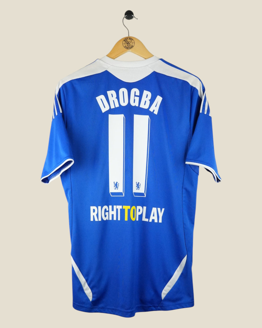 CHELSEA 2011/12 DROGBA HOME SHIRT (M) ADIDAS