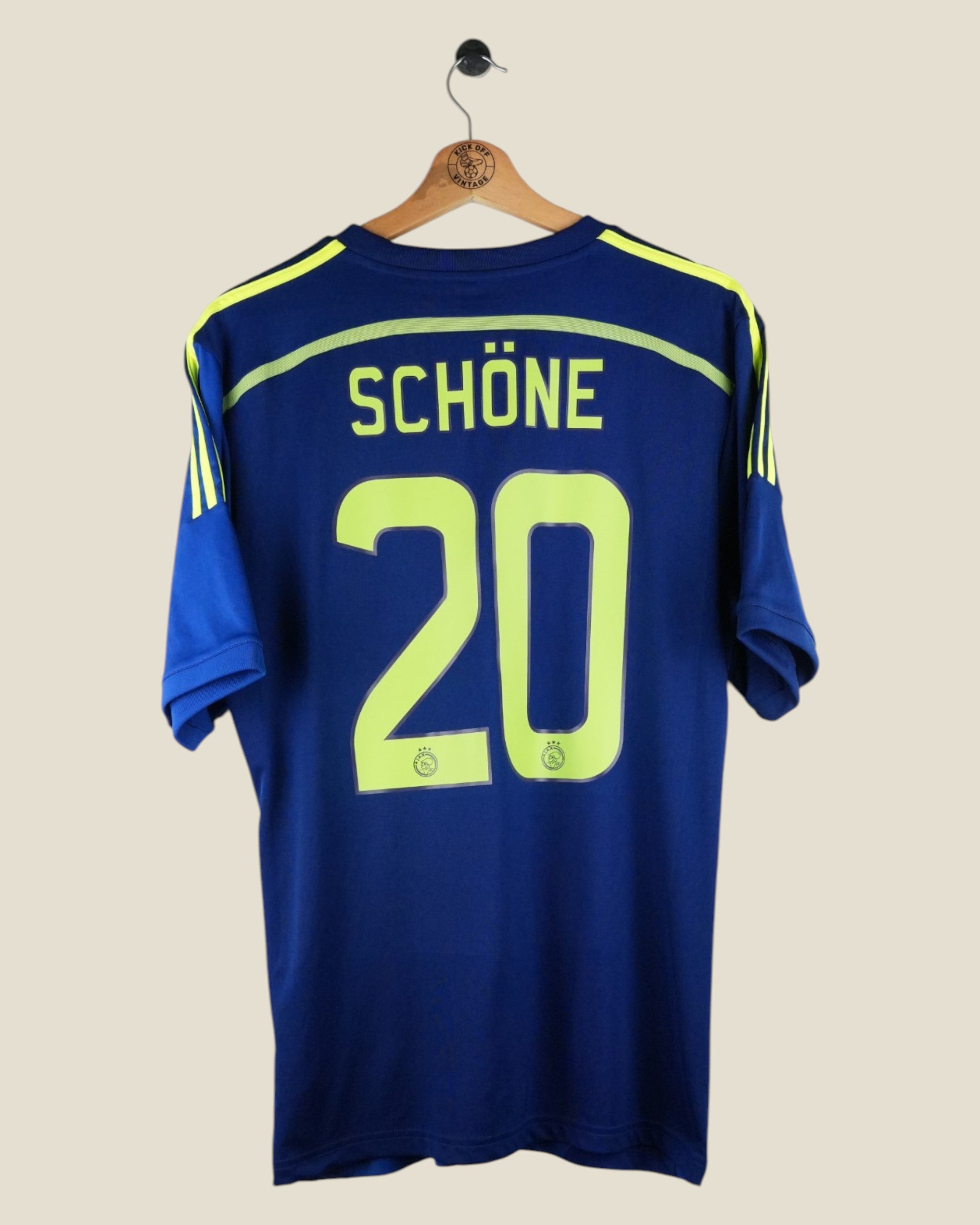 AJAX 2014/15 SCHONE AWAY SHIRT (M) ADIDAS