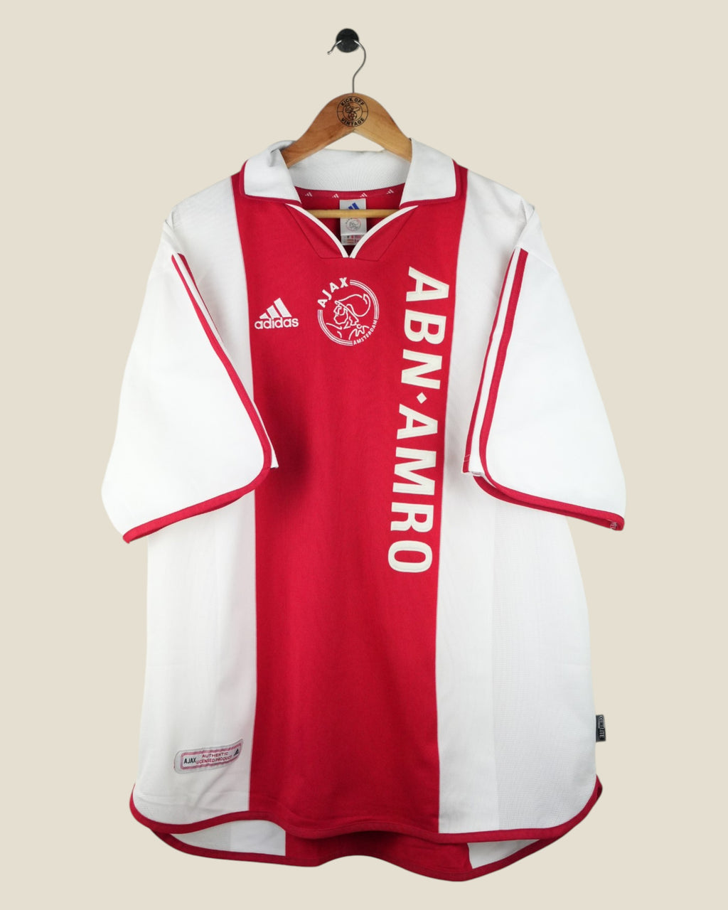 AJAX 2000/01 VAN DER VAART HOME SHIRT (XXL) ADIDAS
