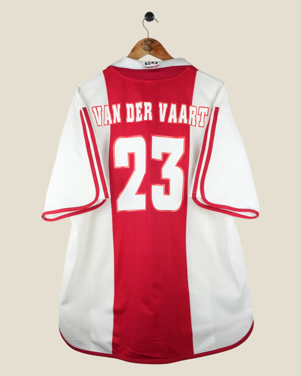 AJAX 2000/01 VAN DER VAART HOME SHIRT (XXL) ADIDAS