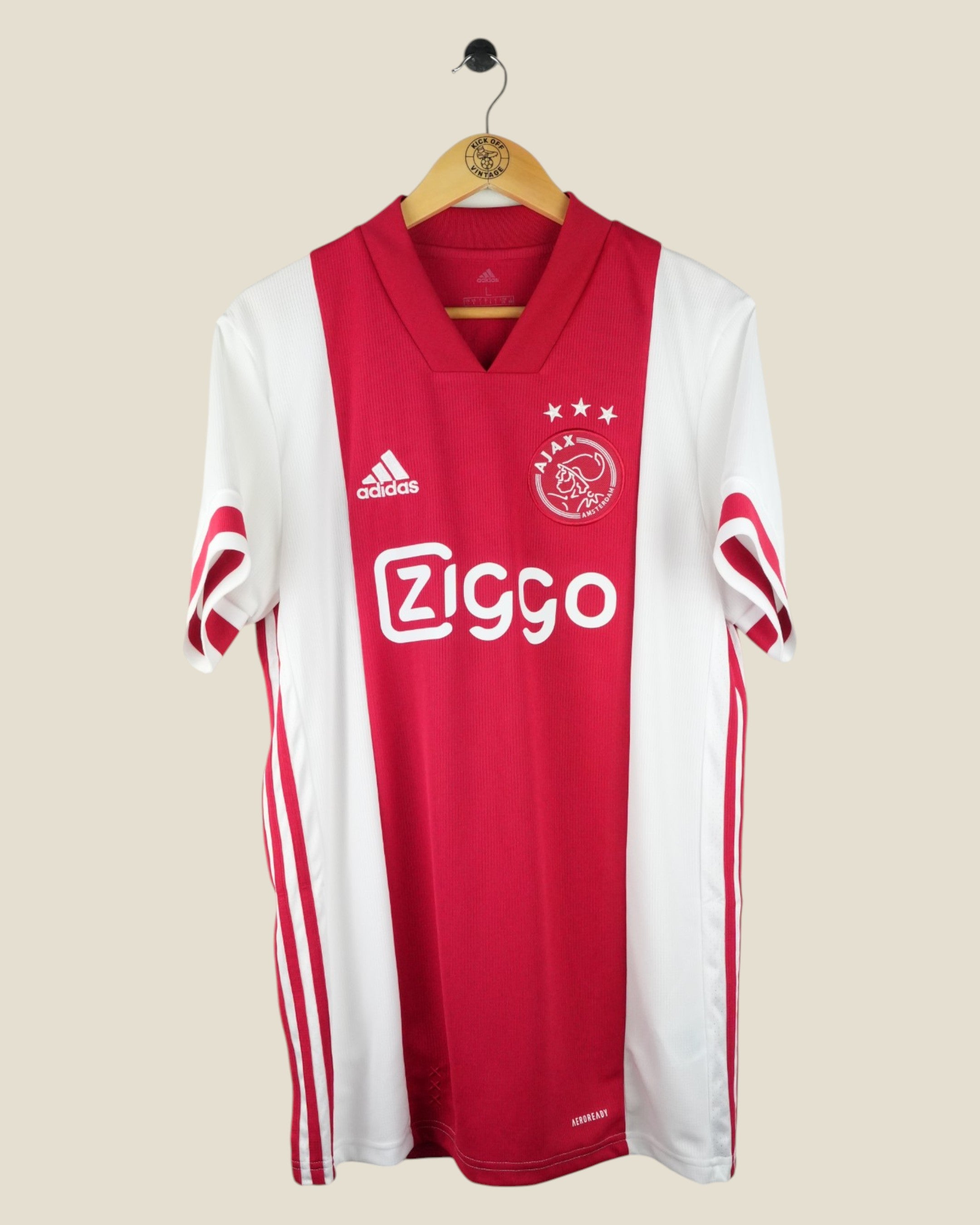 AJAX 2020/21 NERES HOME SHIRT BNWT (L) ADIDAS
