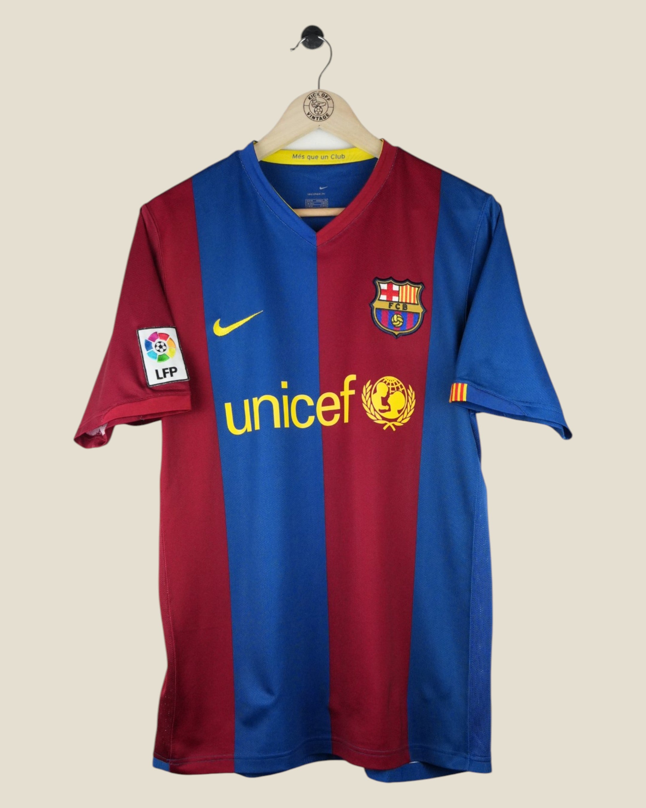 BARCELONA 2006/07 MESSI HOME SHIRT (M) NIKE