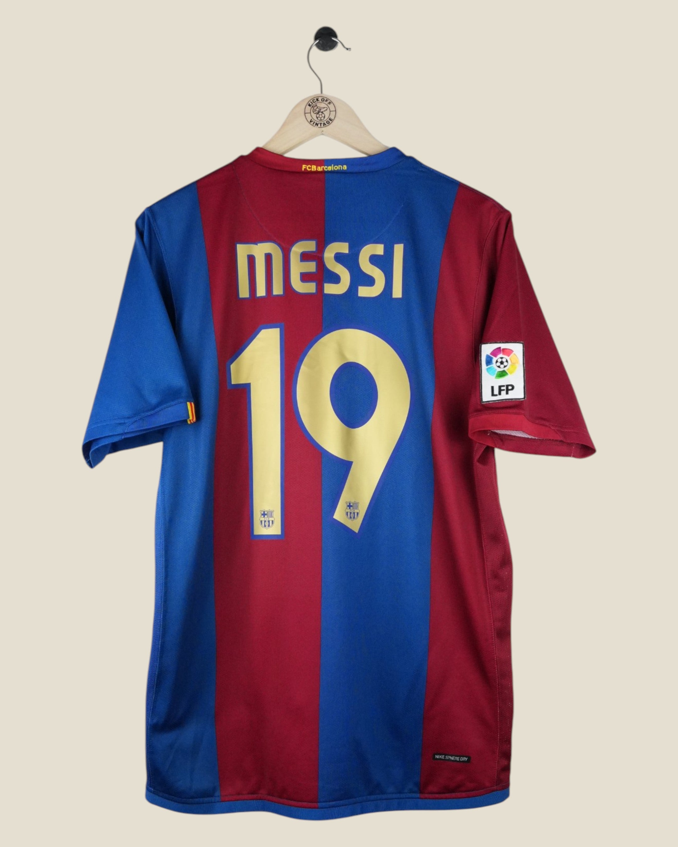 BARCELONA 2006/07 MESSI HOME SHIRT (M) NIKE