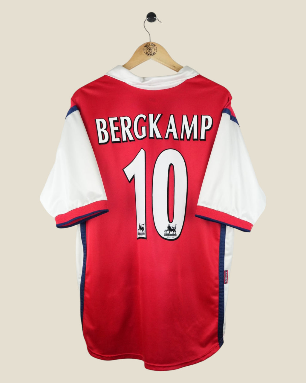 ARSENAL 1998/99 BERGKAMP HOME SHIRT (L) NIKE