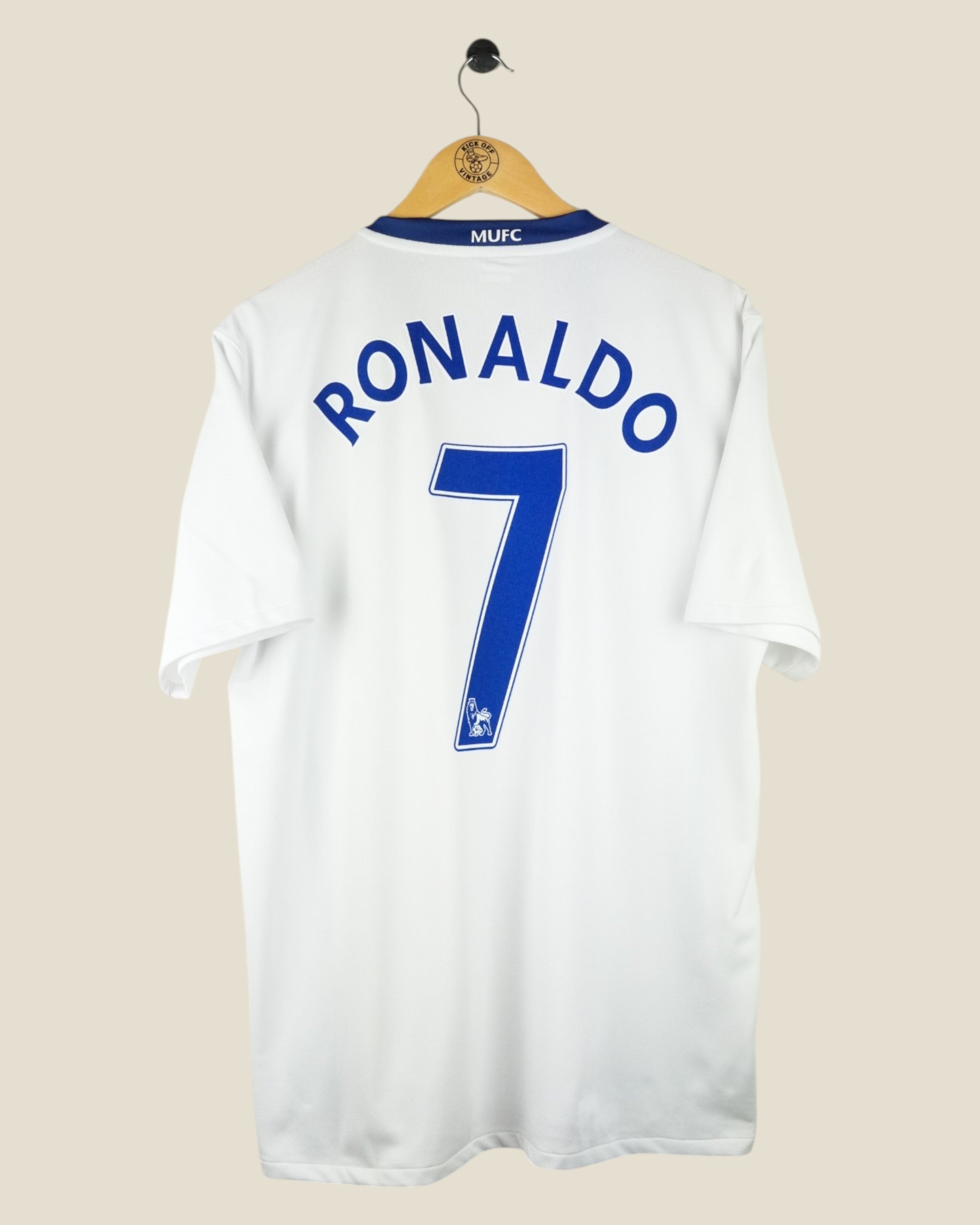 MANCHESTER UNITED 2008/09 RONALDO AWAY SHIRT (L) NIKE