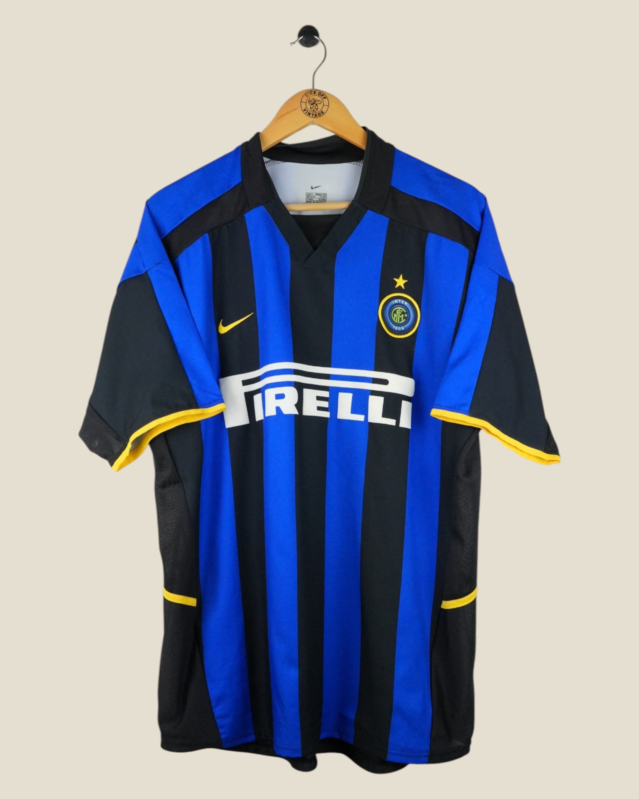 INTER MILAN 2002/03 ZANETTI HOME SHIRT (L) NIKE