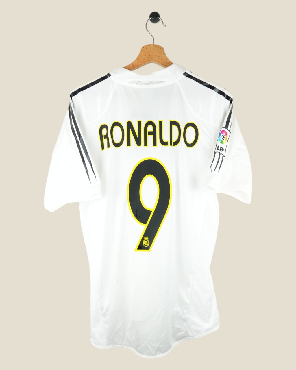 REAL MADRID 2004/05 RONALDO HOME SHIRT BNWT (S) ADIDAS