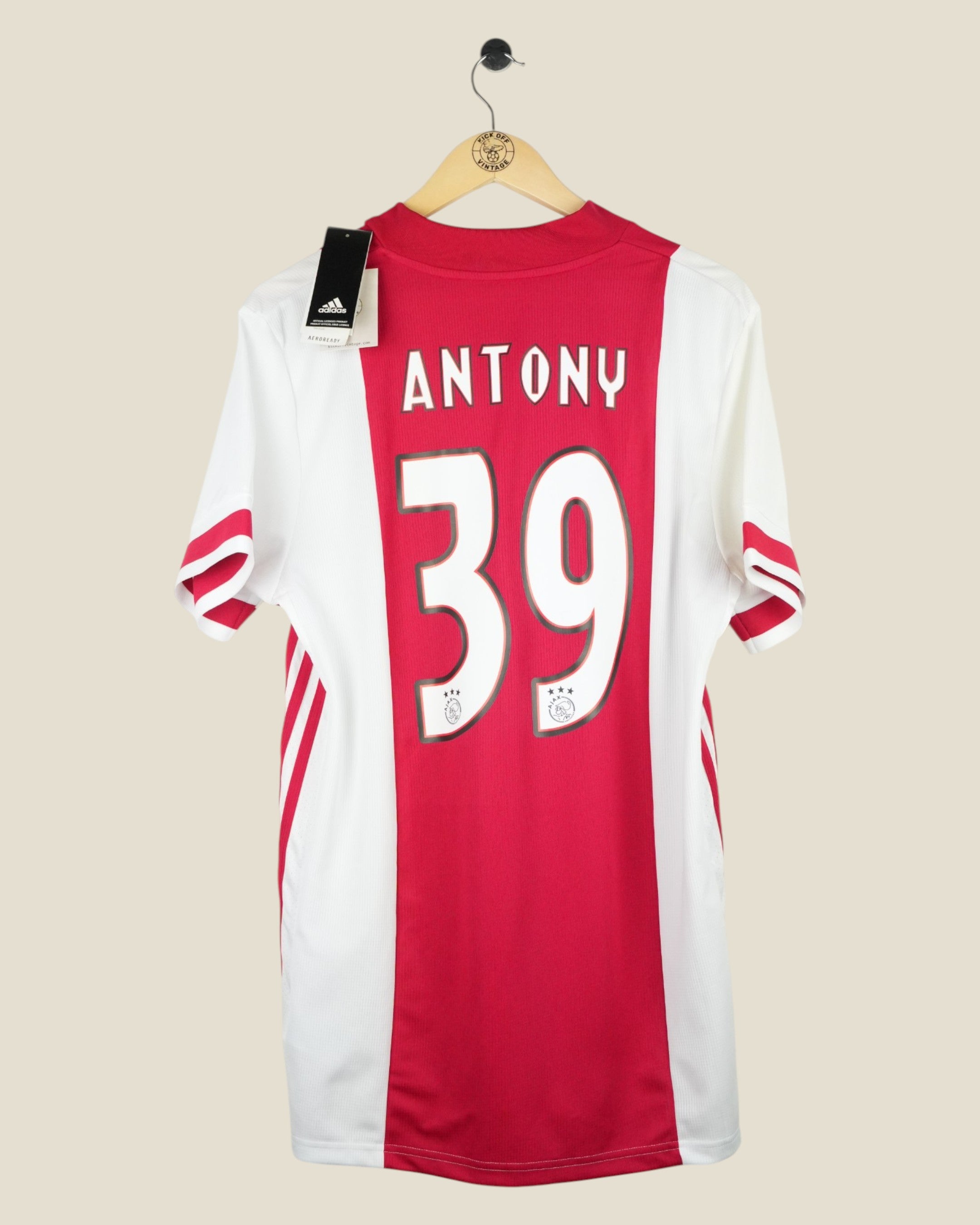 AJAX 2020/21 ANTONY HOME SHIRT BNWT (L) ADIDAS