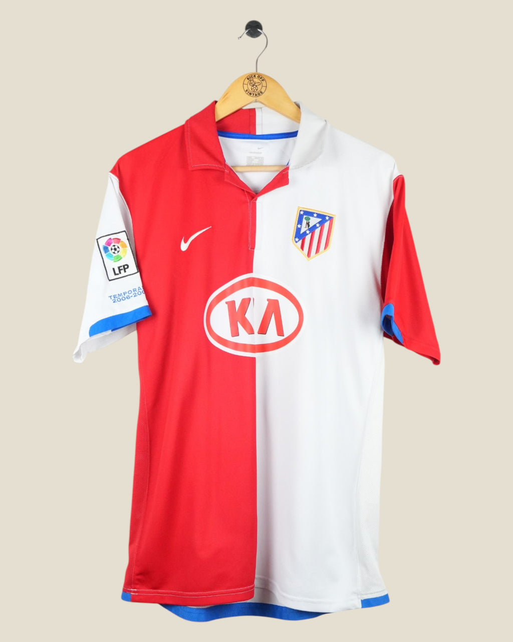 ATLETICO MADRID 2006/07 TORRES HOME SHIRT LA LIGA (L) NIKE