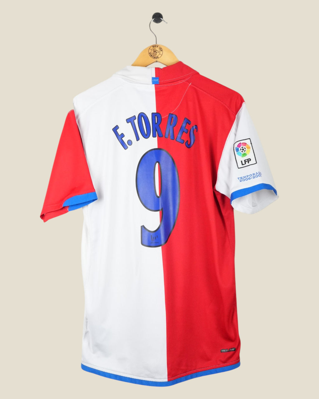 ATLETICO MADRID 2006/07 TORRES HOME SHIRT LA LIGA (L) NIKE