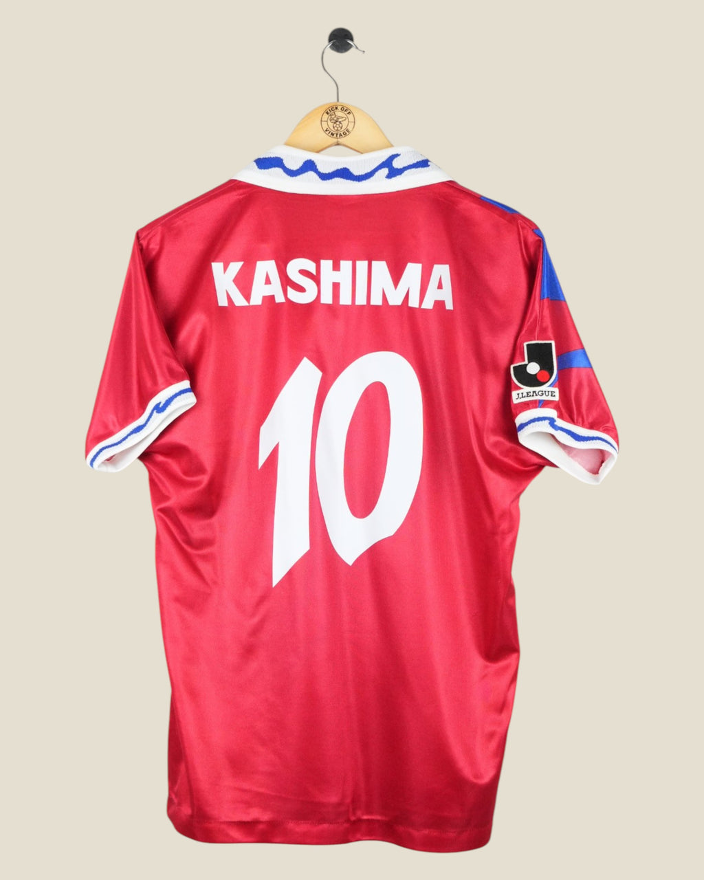 KASHIMA ANTLERS 1993/94 #10 HOME SHIRT J-LEAGUE (M/L) ENNERRE