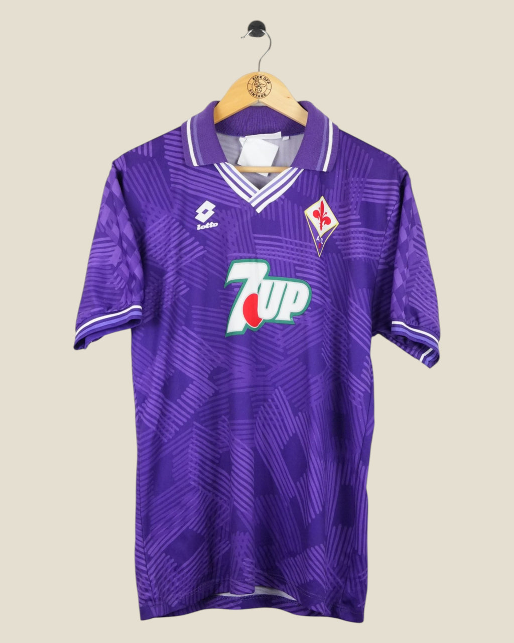FIORENTINA 1992/93 BATISTUTA HOME SHIRT (M) LOTTO