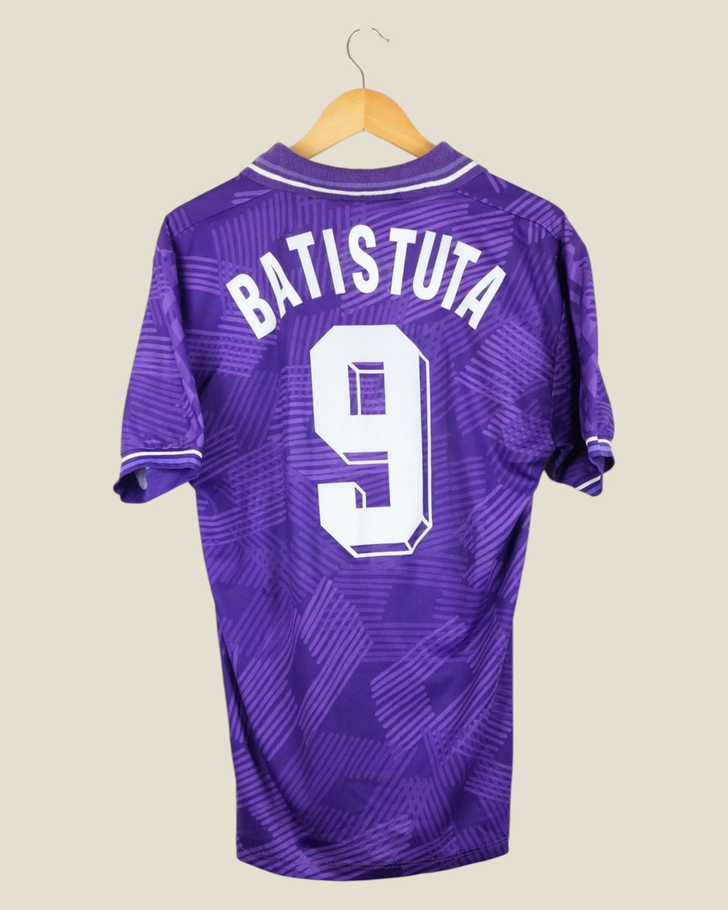 FIORENTINA 1992/93 BATISTUTA HOME SHIRT (M) LOTTO