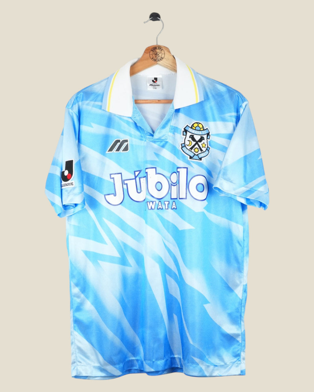 JUBILO IWATA 1994/95 HOME SHIRT J-LEAGUE (M/L) MIZUNO