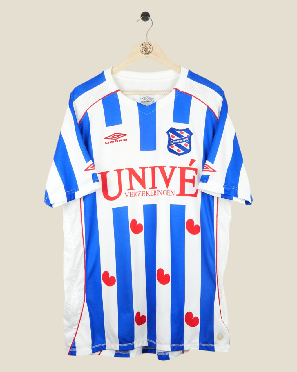 HEERENVEEN 2007/08 HOME SHIRT (XXL) UMBRO