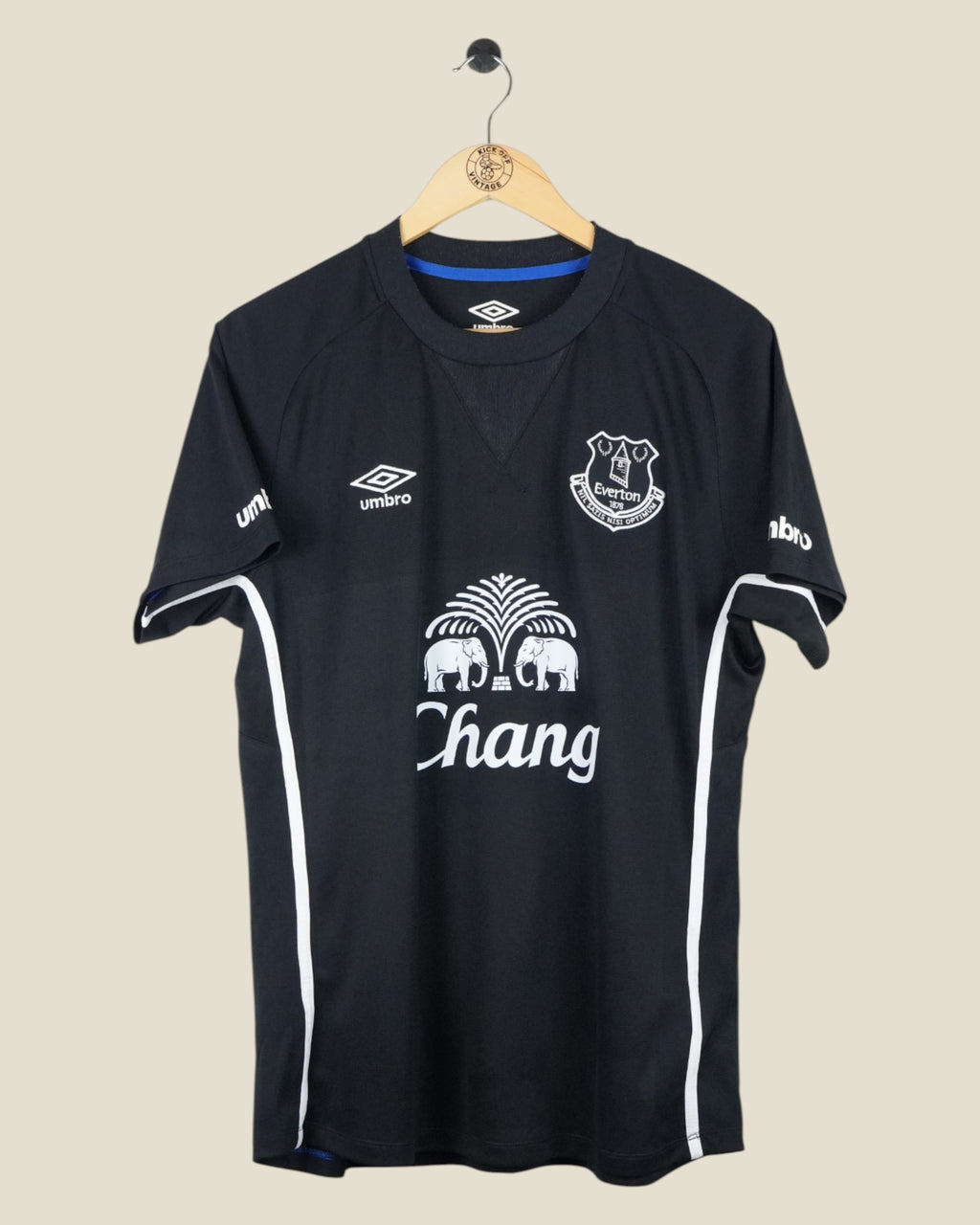 EVERTON 2014/15 LUKAKU AWAY SHIRT (M) UMBRO