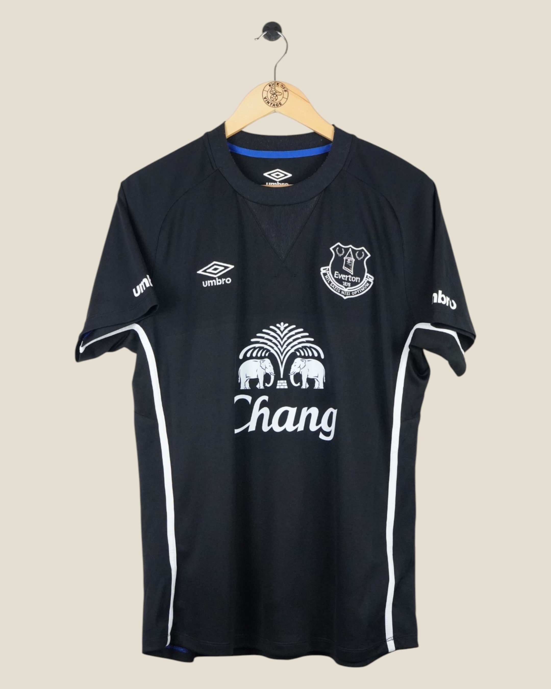 EVERTON 2014/15 LUKAKU AWAY SHIRT (M) UMBRO