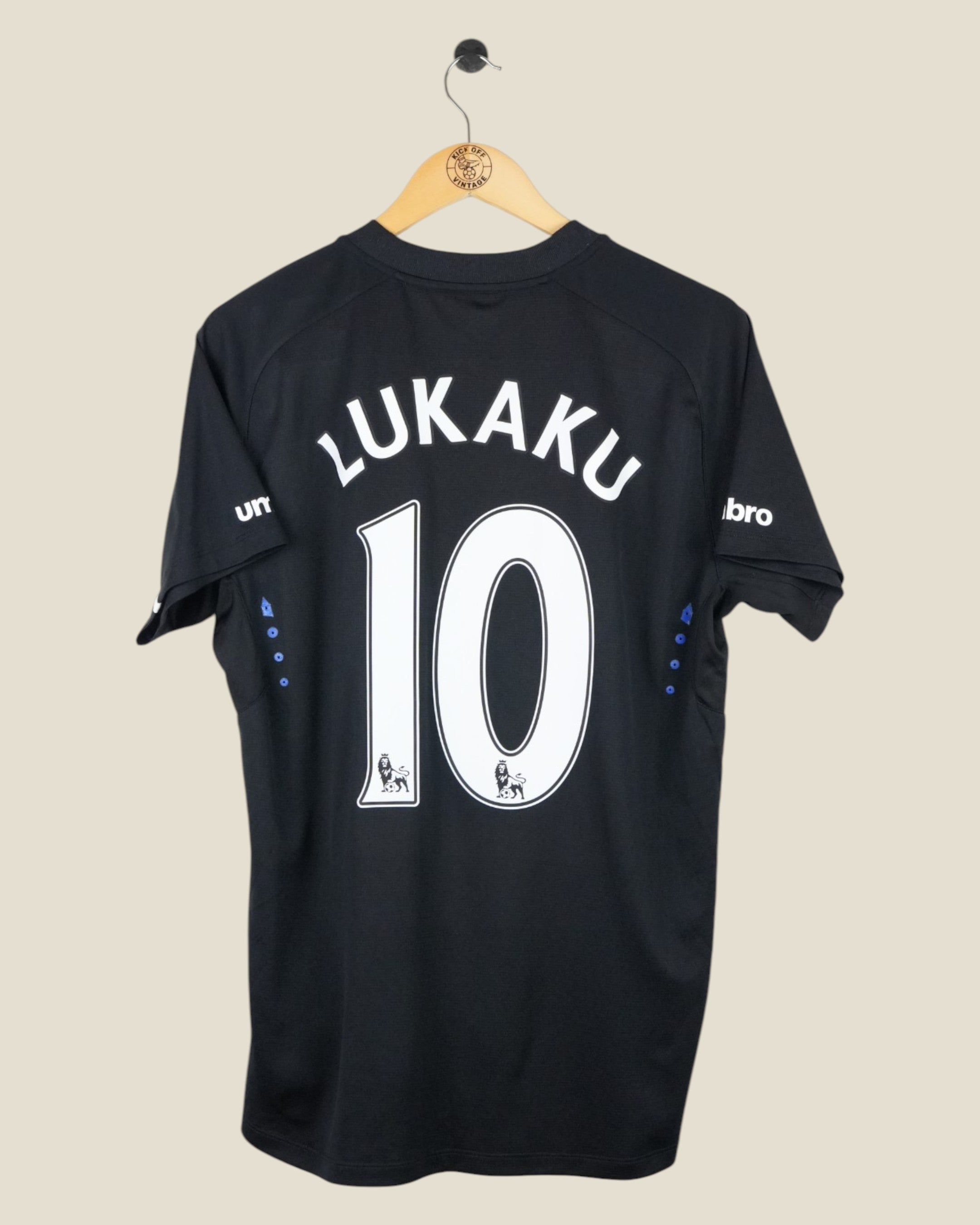 EVERTON 2014/15 LUKAKU AWAY SHIRT (M) UMBRO