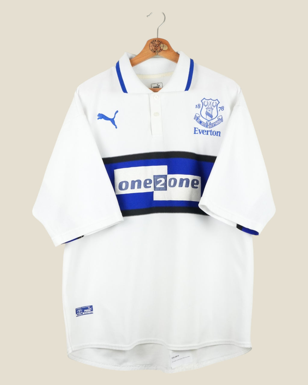 EVERTON 2000/01 GASCOIGNE THIRD SHIRT (XL) PUMA