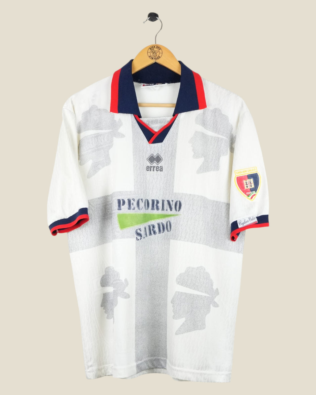 CAGLIARI CALCIO 1995/96 AWAY SHIRT (L) ERREA