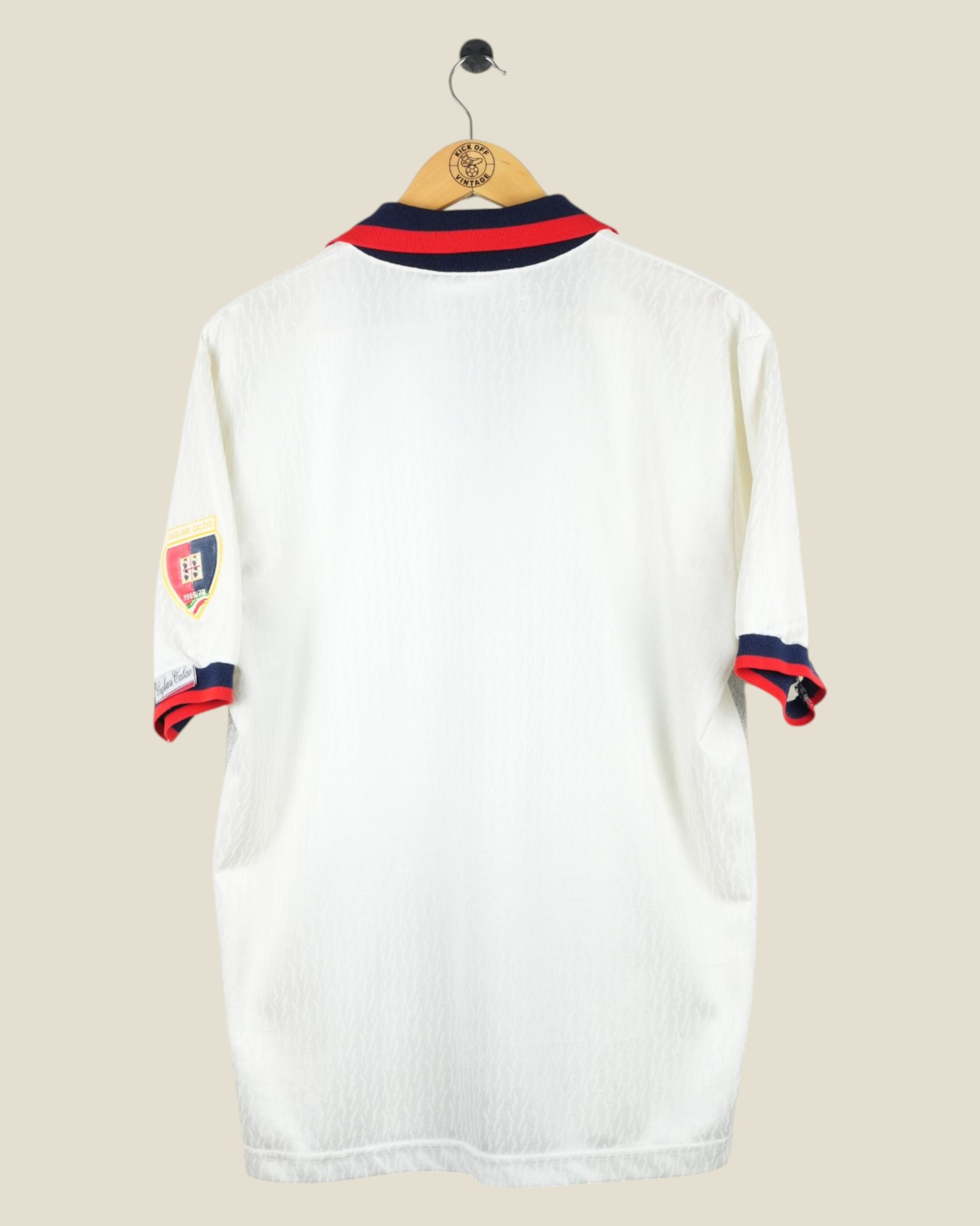 CAGLIARI CALCIO 1995/96 AWAY SHIRT (L) ERREA