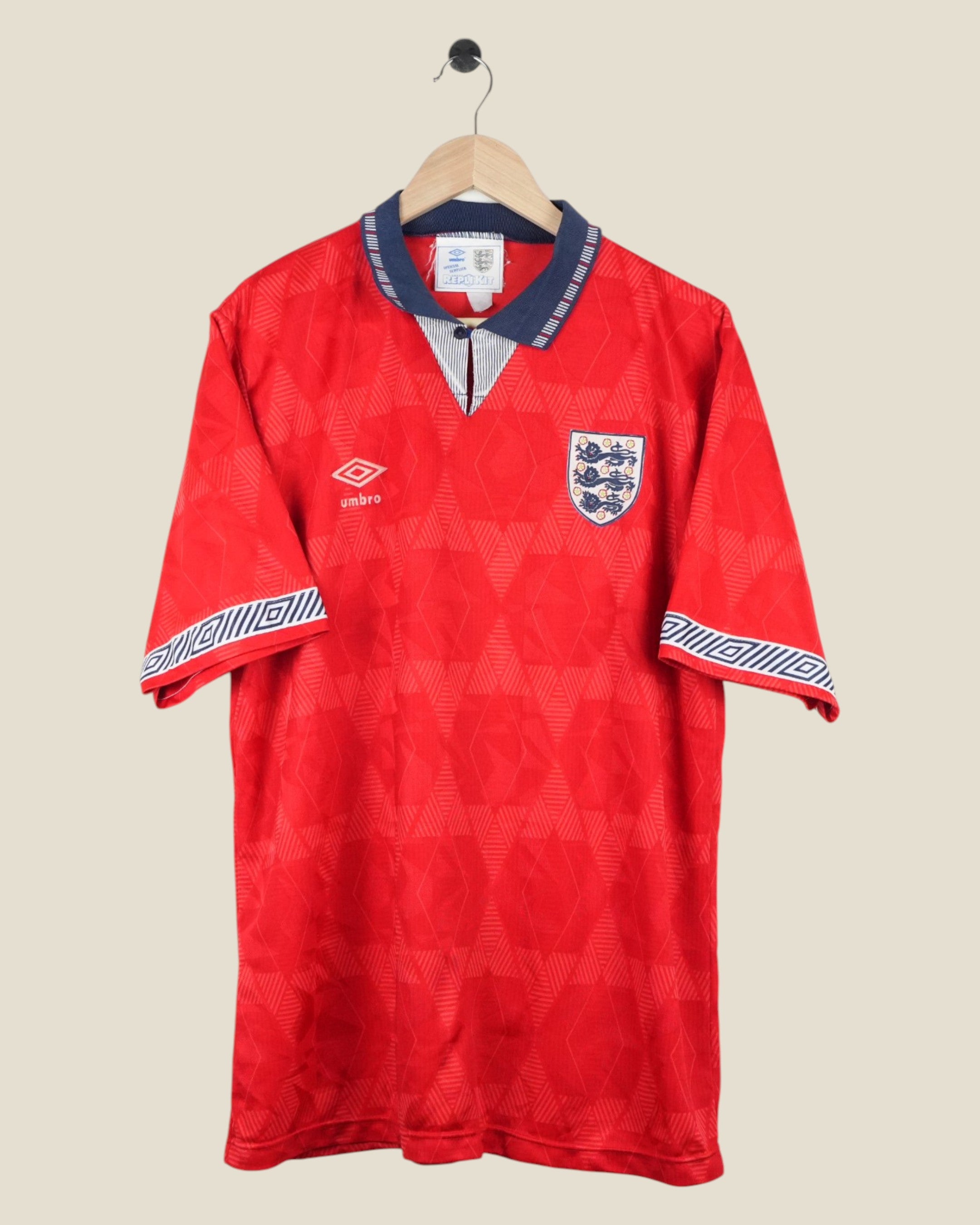 ENGLAND 1990 AWAY SHIRT (L) UMBRO