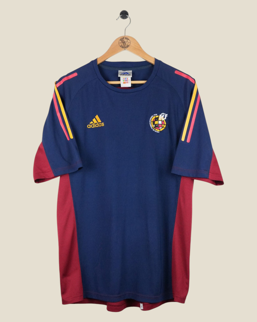 SPAIN 2002 TRAINING SHIRT (L) ADIDAS