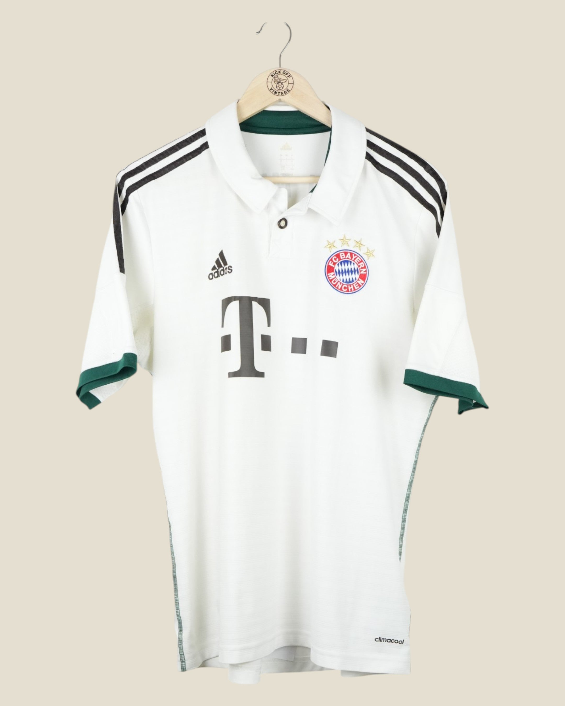 BAYERN MUNICH 2013/14 KROOS AWAY SHIRT (L) ADIDAS