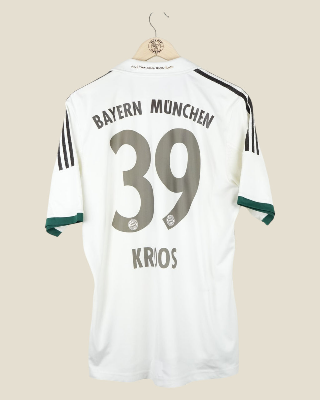 BAYERN MUNICH 2013/14 KROOS AWAY SHIRT (L) ADIDAS