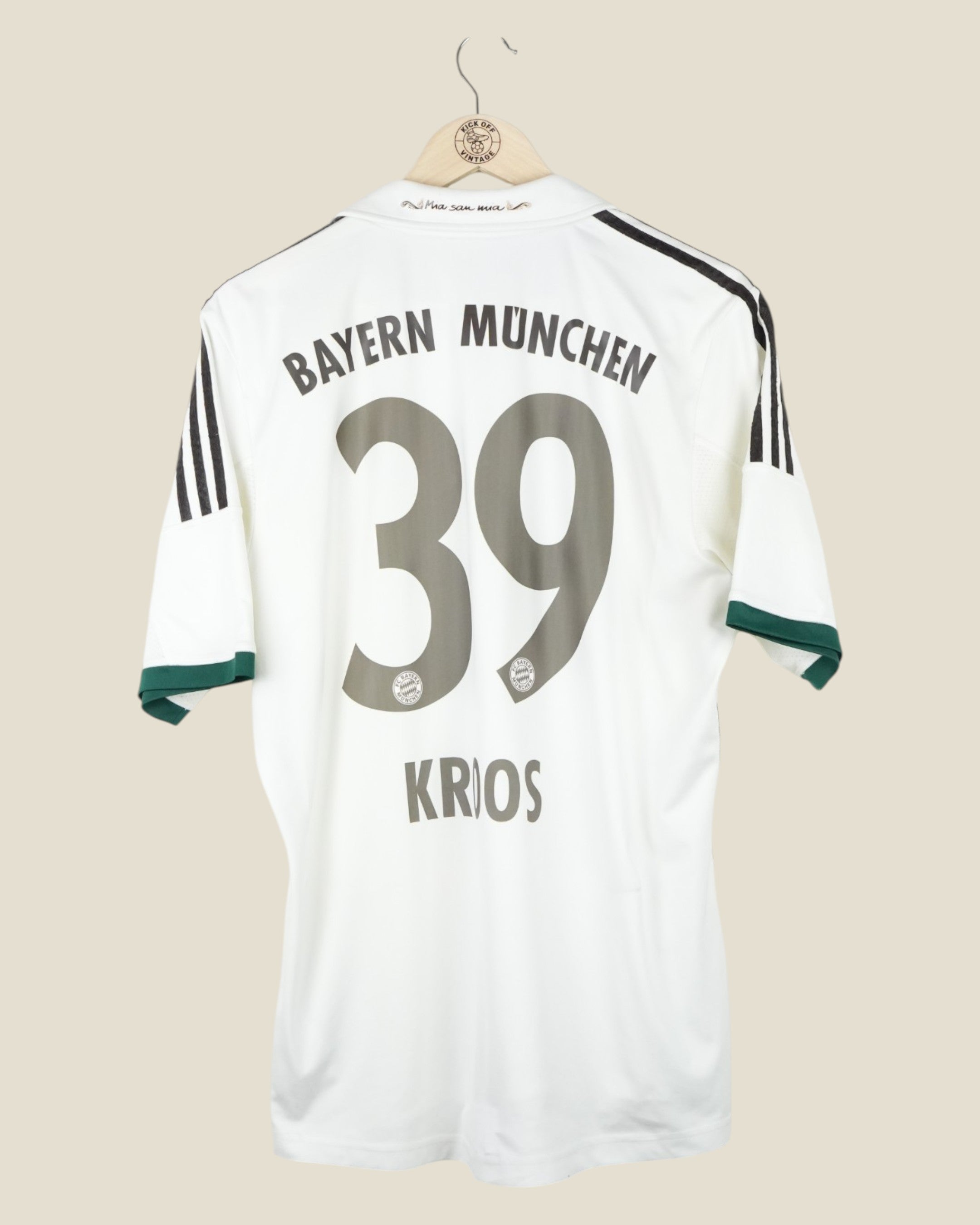 BAYERN MUNICH 2013/14 KROOS AWAY SHIRT (L) ADIDAS