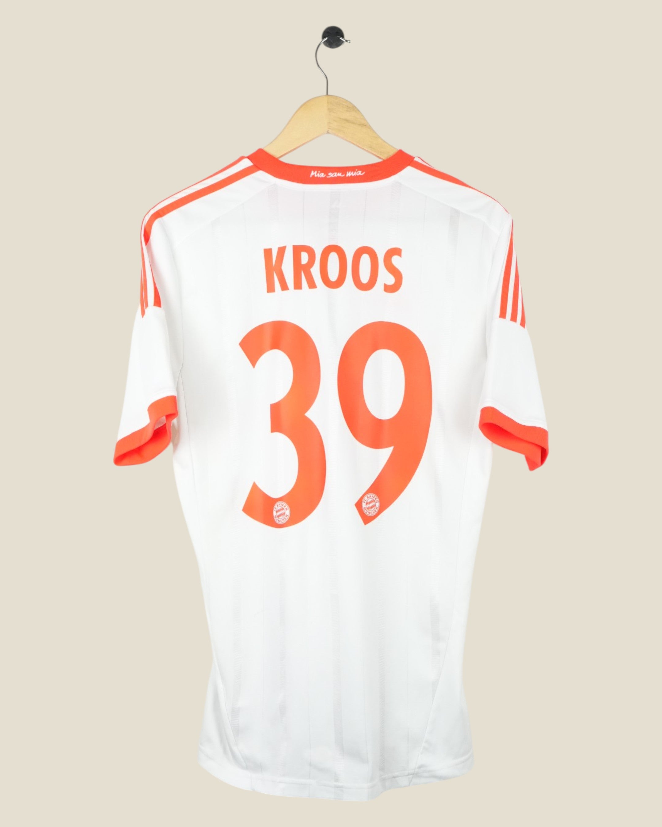 BAYERN MUNICH 2012/13 KROOS AWAY SHIRT (M) ADIDAS