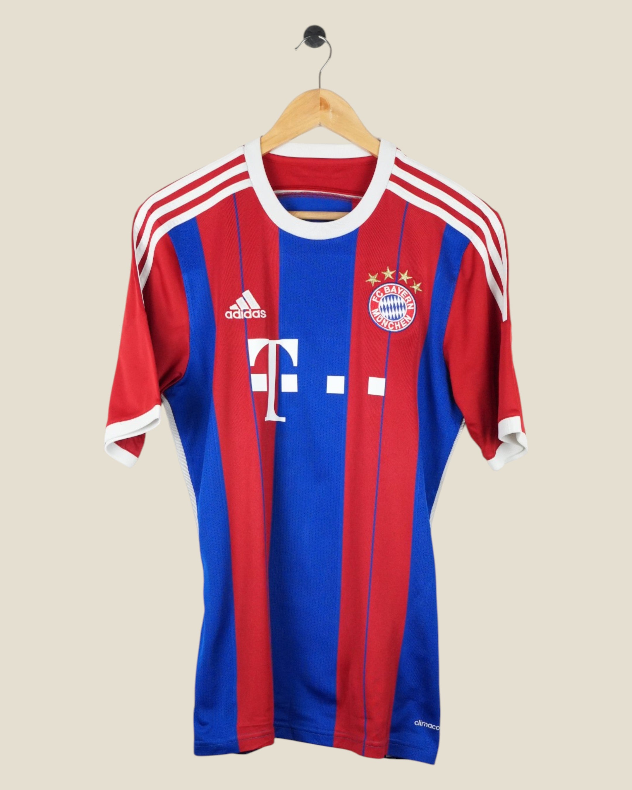 BAYERN MUNICH 2014/15 ROBBEN HOME SHIRT (M) ADIDAS