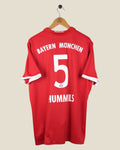 BAYERN MUNICH 2016/17 HUMMELS HOME SHIRT (XL) ADIDAS