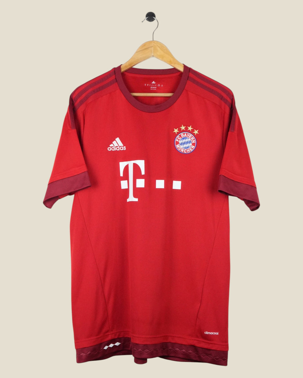 BAYERN MUNICH 2015/16 ROBBEN HOME SHIRT (XL) ADIDAS