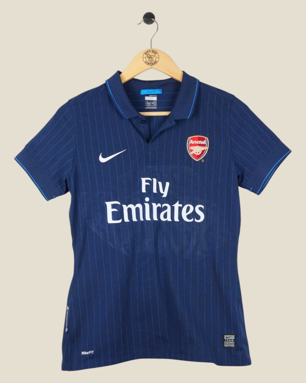 ARSENAL 2009/10 WALCOTT AWAY SHIRT (KIDS M) NIKE